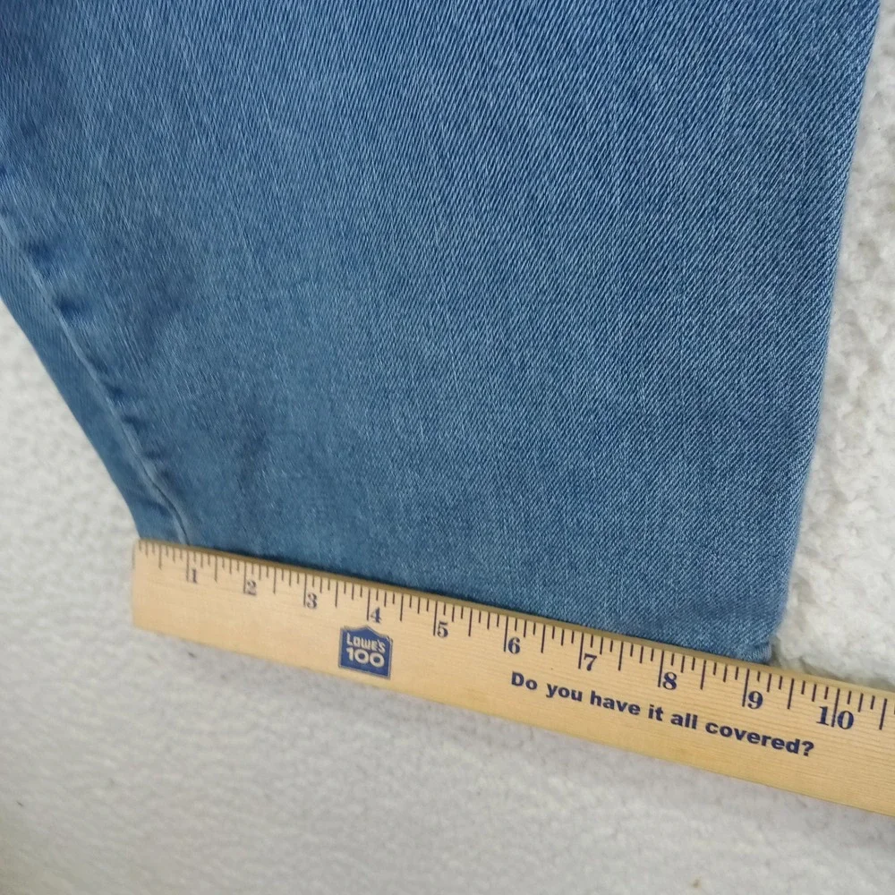 Levis 550 Relaxed Fit Blue Jeans Mens 44x30 Medium Wash Tapered Leg Denim Cotton
